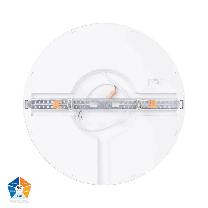 Havit Auster 36w LED Ceiling Mounted White Oyster Light - HV5865S-WHT - Image 4