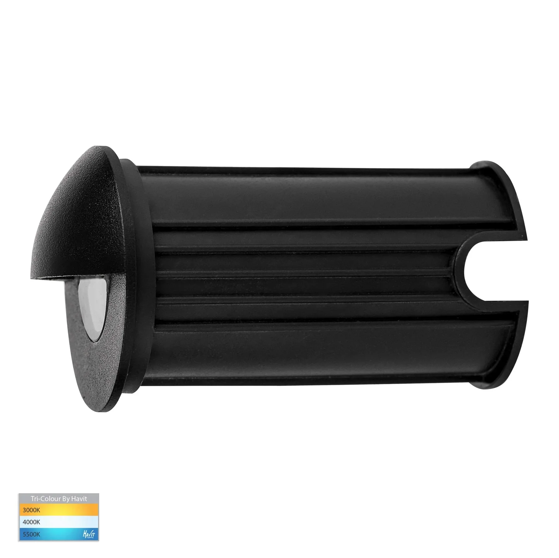 Havit ELITE - Aluminium LED Wall or Step Light with Eyelid - Black or Silver - Image 3