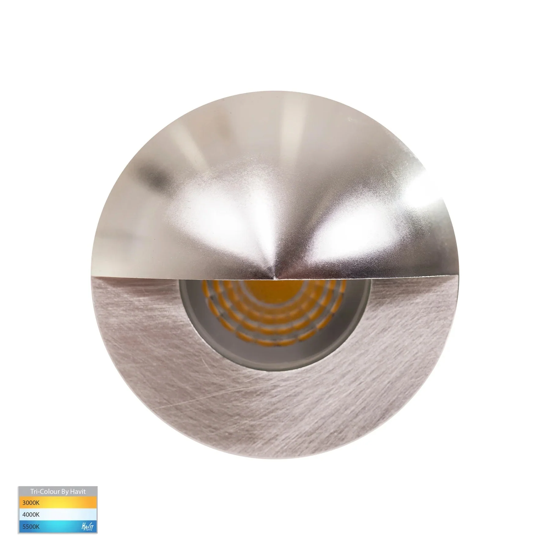 Havit ELITE - Aluminium LED Wall or Step Light with Eyelid - Black or Silver - Image 5
