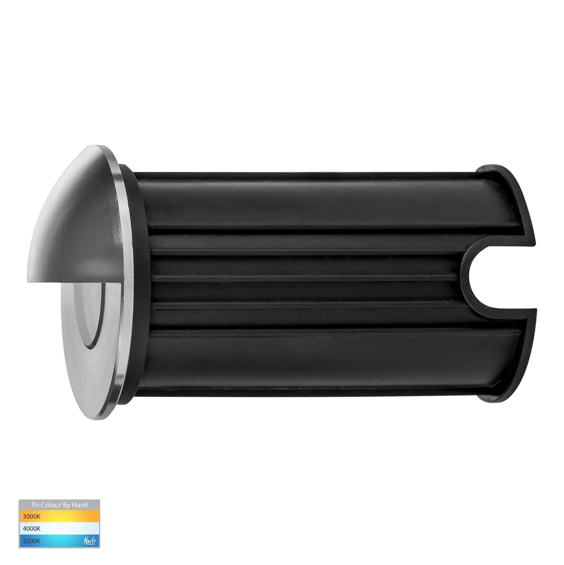 Havit ELITE - Aluminium LED Wall or Step Light with Eyelid - Black or Silver - Image 7