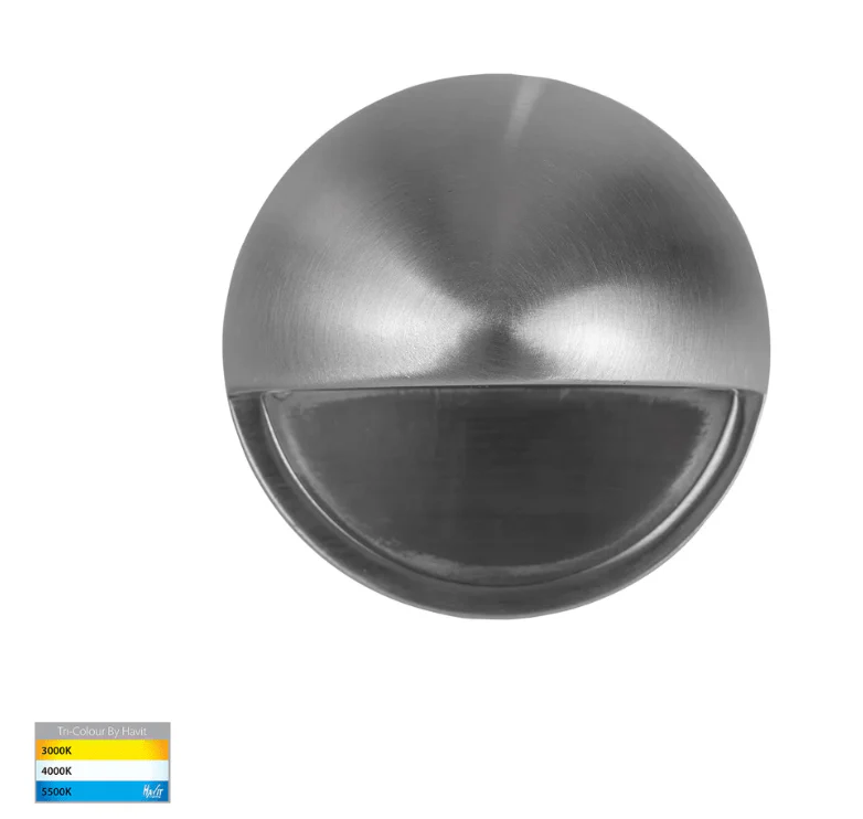 Havit HV2927T Veko 316 Stainless Steel Step Lights with Eyelid - HV2927T-SS316-12V