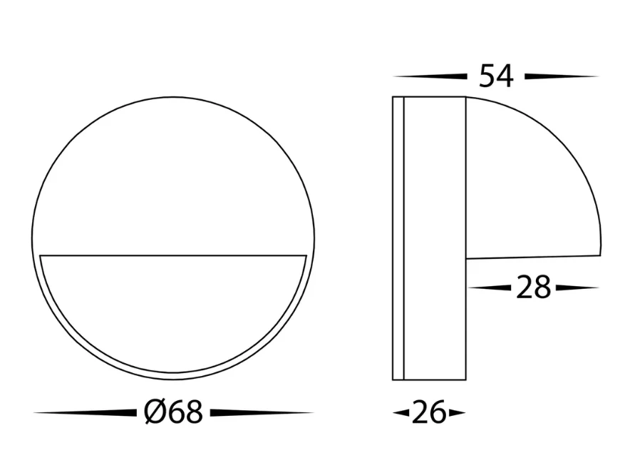 Havit HV2927T Veko 316 Stainless Steel Step Lights with Eyelid - HV2927T-SS316-12V - Image 4