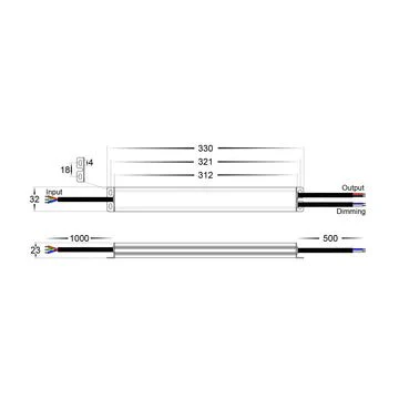Havit HV9661-100W - 100W Triac + 0-1/10v Dimmable LED Driver - Image 2