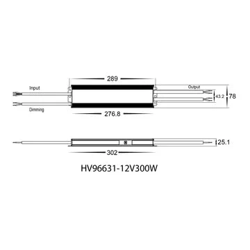 Havit HV96631-12V300W | HV96631-24V300W - 300W Dali 2 + Push Dim Dimmable LED Driver - Image 2