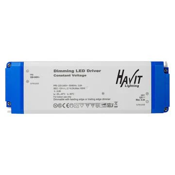 Havit HV9668-12V100W | HV9668-24V100W- 100w Triac Dimmable Indoor LED Driver