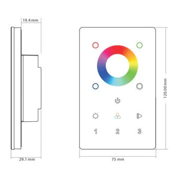 Havit LED Strip Touch Panel RGBC or RGBW - HV9101-2820 - Image 2