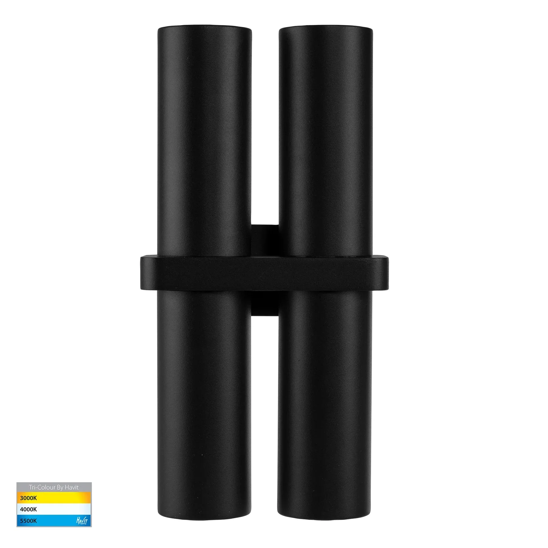Havit Luz Double Black TRI Colour Up & Down Wall Pillar Lights - Image 3