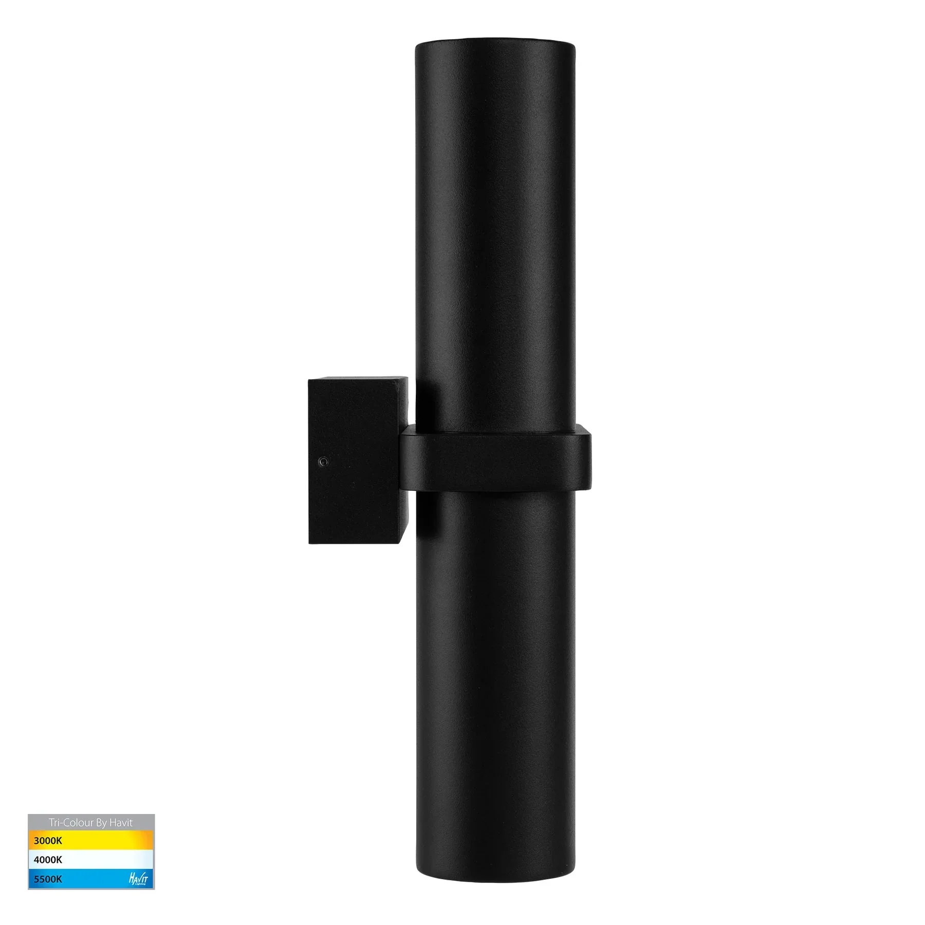 Havit Luz Double Black TRI Colour Up & Down Wall Pillar Lights - Image 4
