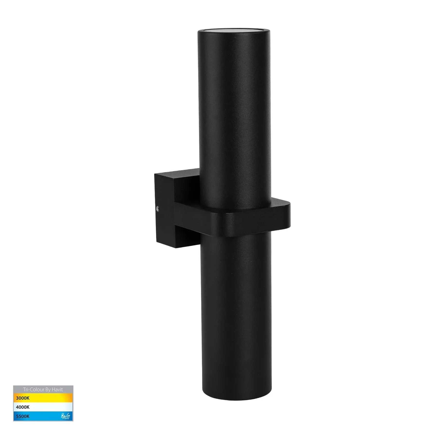 Havit Luz Single Black TRI Colour Up & Down Wall Pillar Lights - Image 3