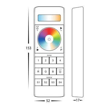 Havit Multi Colour RGBCW 6 Zone LED Strip Controller - HV9102-2858Z4-5C - Image 2