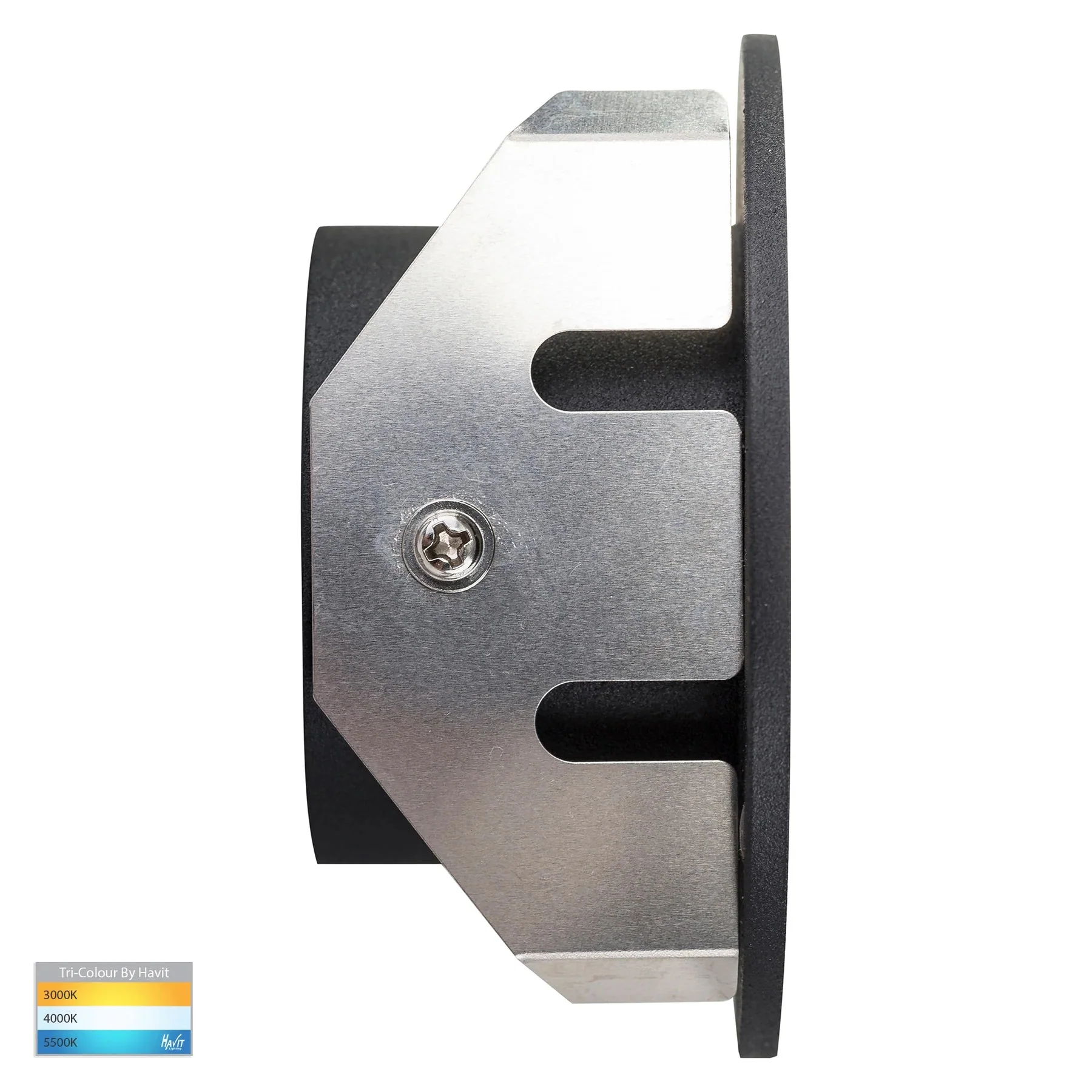 Havit Reces 76mm Round TRI Colour Recessed LED Step Light - Image 3