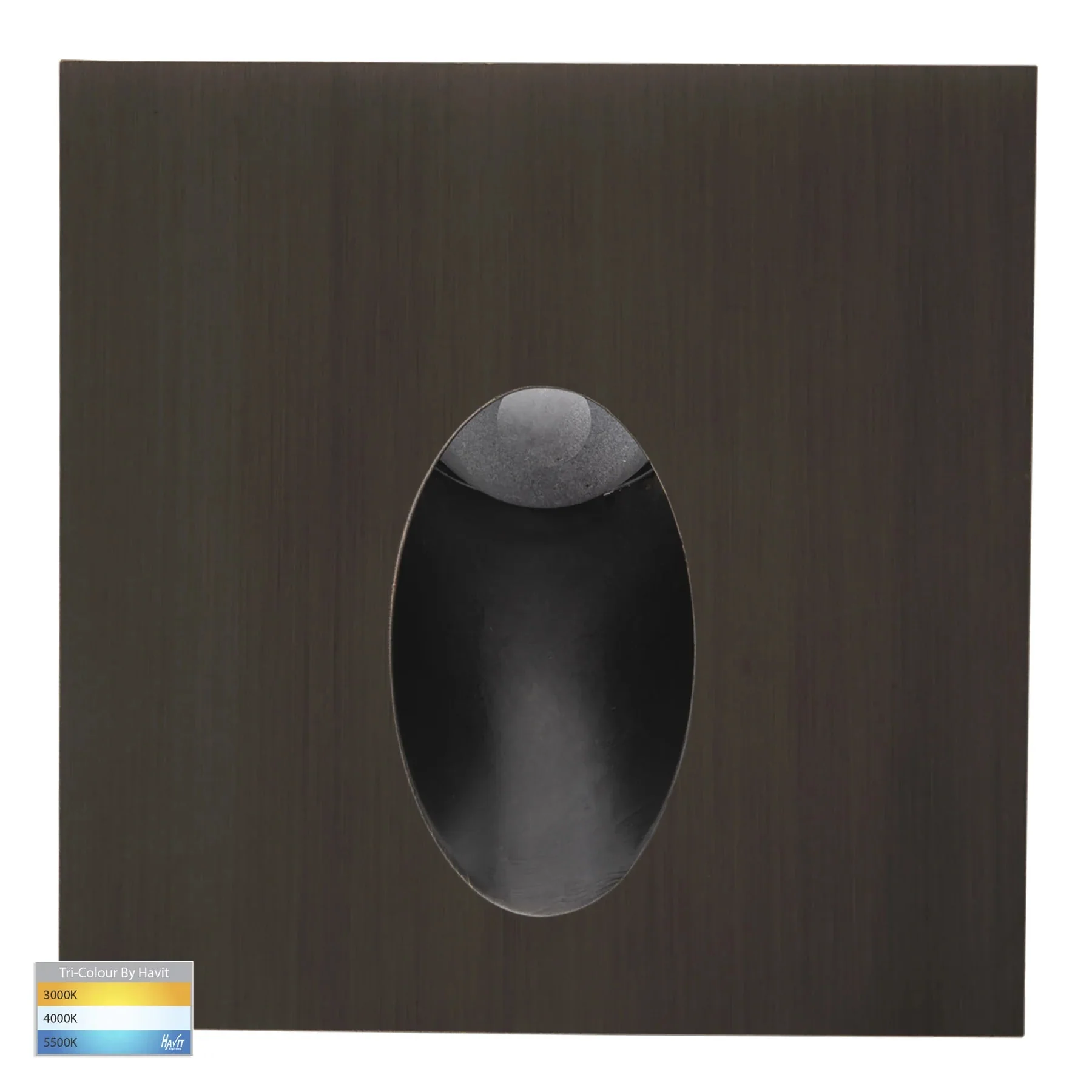 Havit Reces 76mm Square TRI Colour Recessed LED Step Light - Image 4