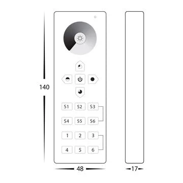 Havit Single Colour 6 Zone LED Strip Controller - HV9102-2819DIM - Image 2