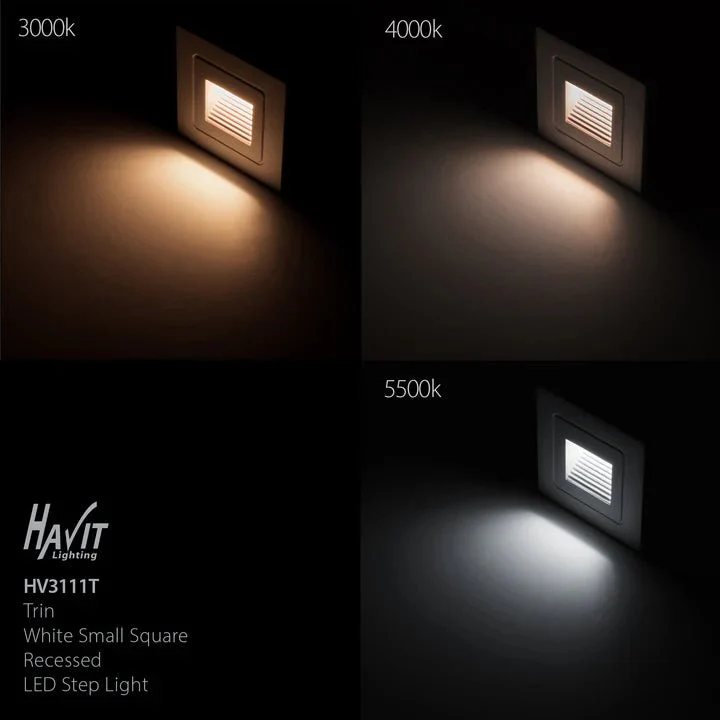 Havit Trin Small Square Recessed LED Step Light 12V - Image 5