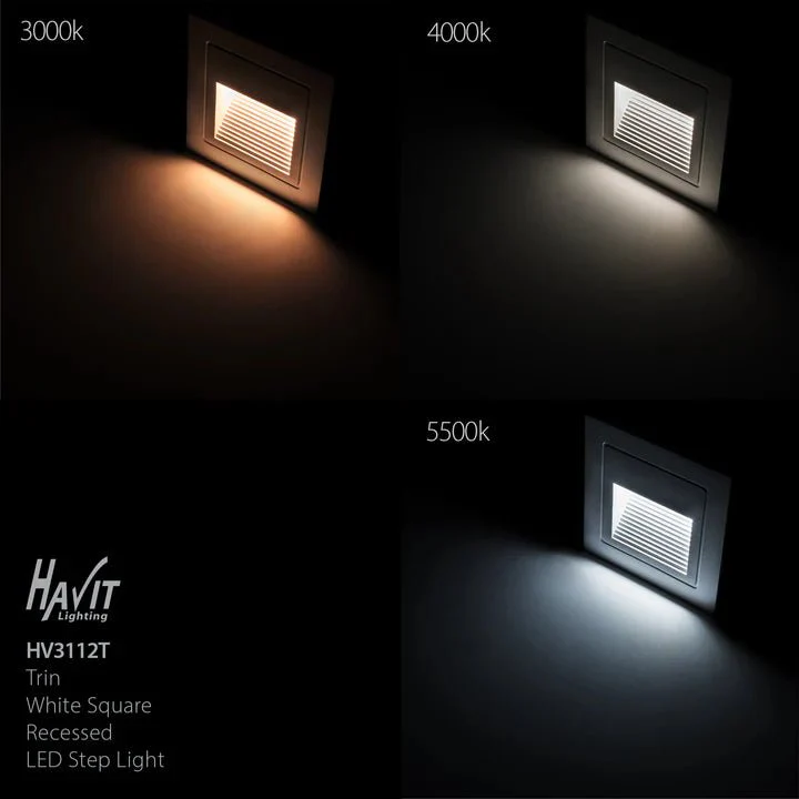 Havit Trin Square Recessed LED Step Light 12V 240V - Image 5