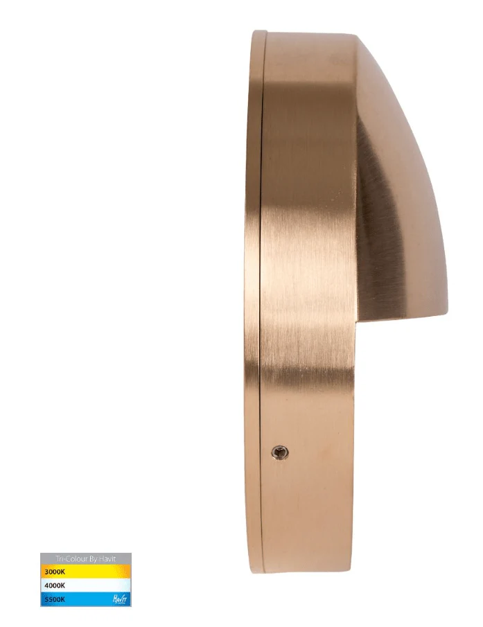Havit Veko 10W Solid Brass Step Lights with Eyelid - HV2929T-BR-240V - Image 3