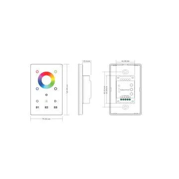 Havit Zigbee RGBW Dimming LED Strip Touch Panel Controller - HV9101-ZB-RGBWTP - Image 2