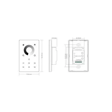 Havit Zigbee Single Colour Dimming LED Strip Touch Panel Controller - HV9101-ZB-SCTP - Image 2