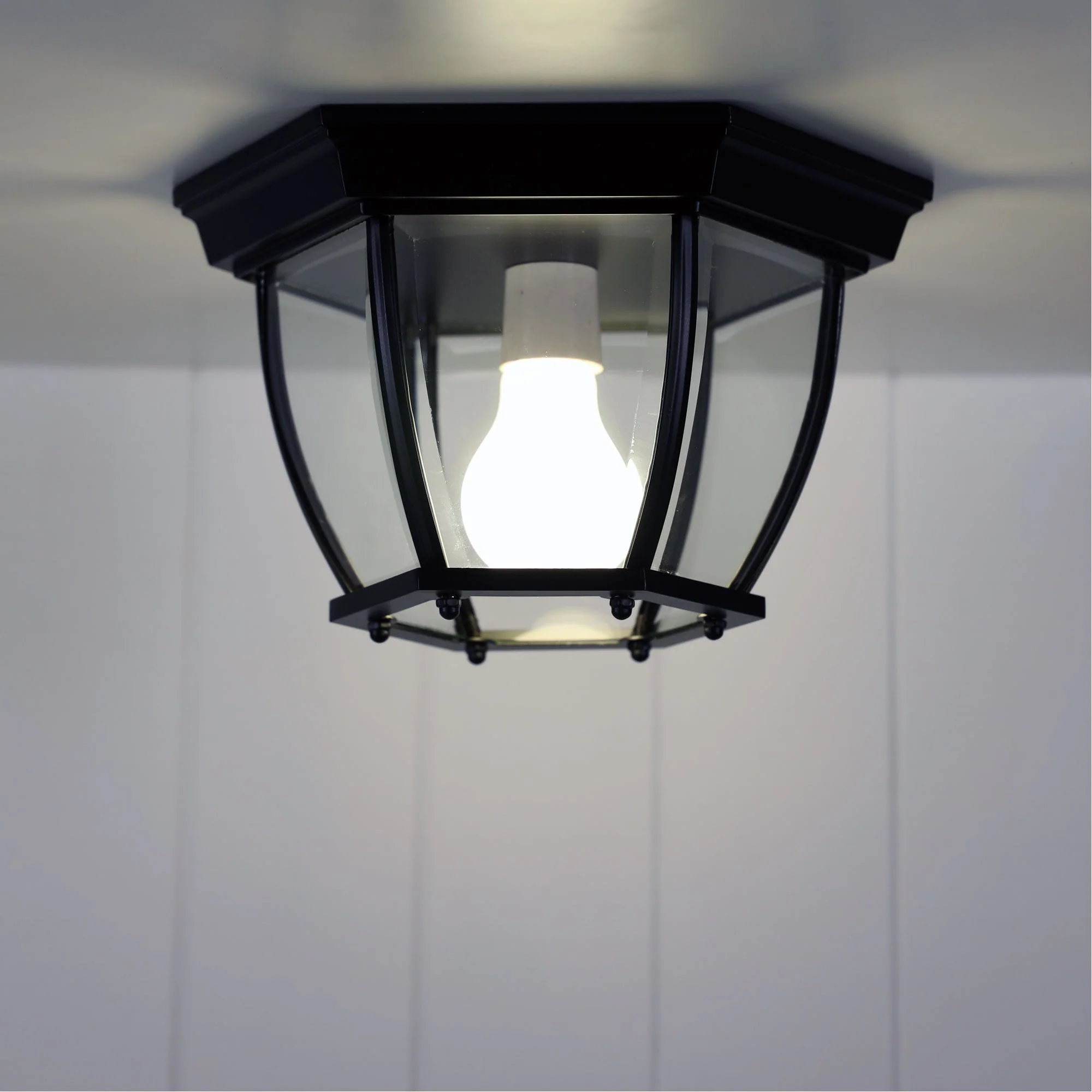 Highgate Traditional Under Eave DIY Batten Fix Light Black - OL7663BK - Image 2
