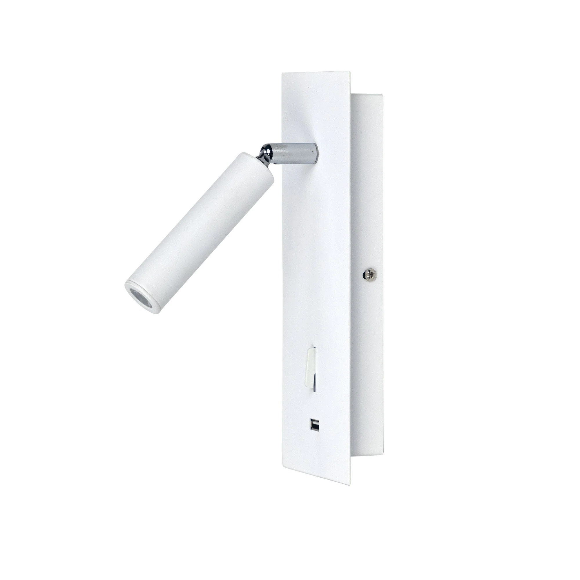Hotel 3W Wall Light With USB 4000K White - OL52103WH