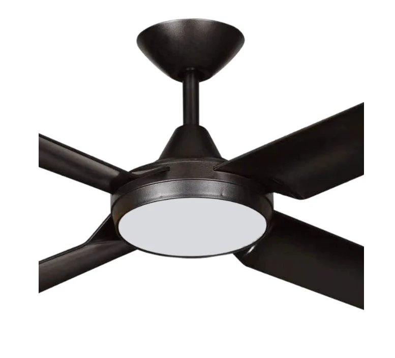 Hunter Pacific New Image DC Ceiling Fan with CCT Led Light, Remote and Wall Control in Black 52" - Image 4