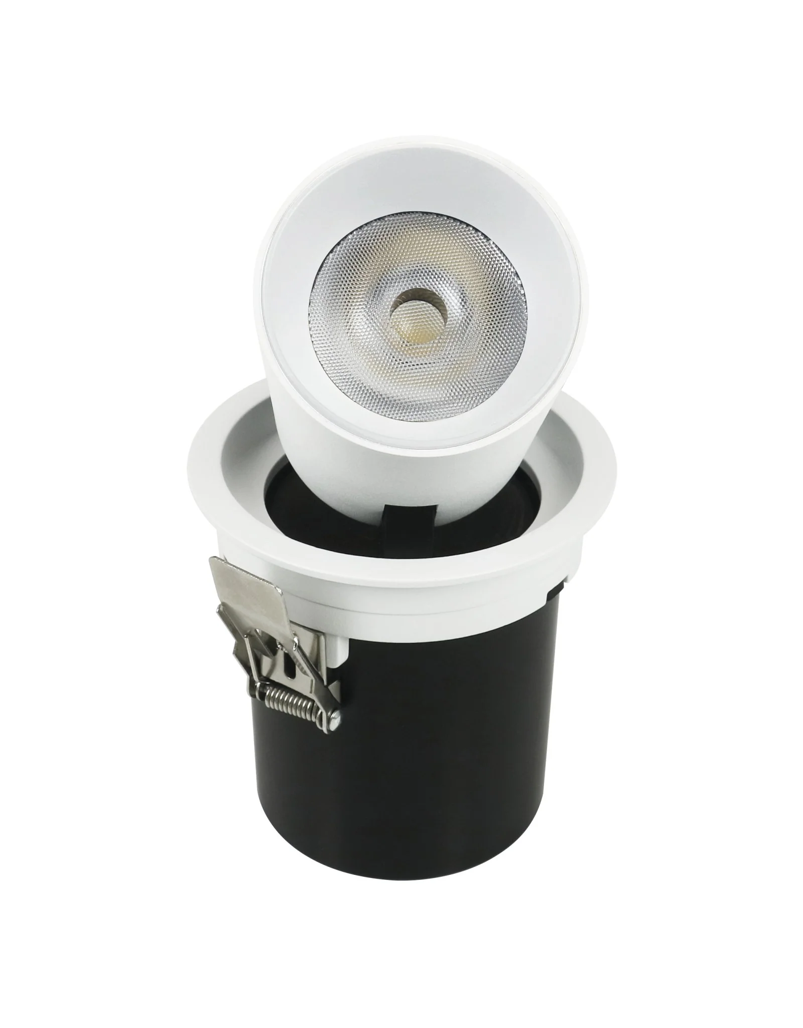 Infinite Focus White Pull Out Tri-Colour Dimmable LED Downlight - Image 4