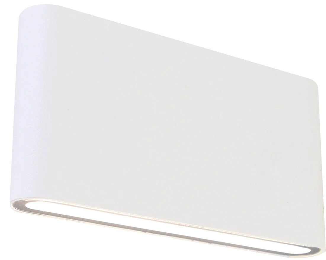Integra Outdoor LED Wall Light in White or Black 10w Tricolour LED Up and Down Wall Light