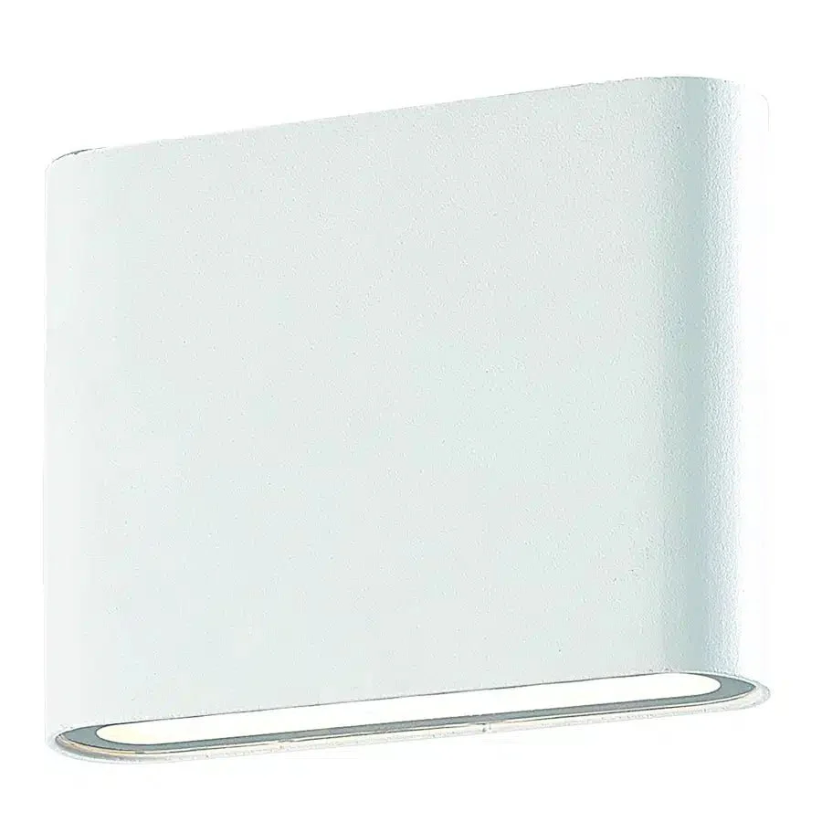 Integra Outdoor LED Wall Light  in Matt Black or White 6w Tricolour LED Up and Down Wall Light - Image 2