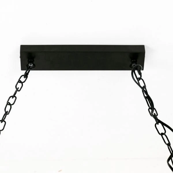 Island 5 Light Pendant Natural / Black - SL65115 - Image 5