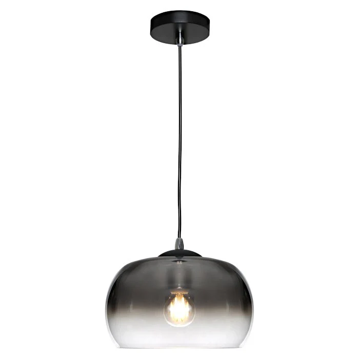 Jordet 1 Light Pendant Black
