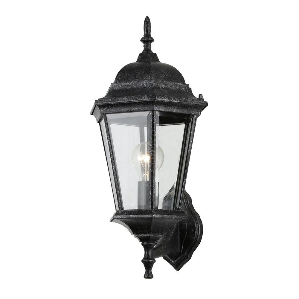 JUNCTION Exterior Small or Medium Antique Black Wall Bracket Light
