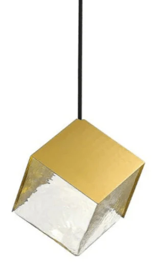 KUBO 12 Light Pendant Light in Black and Gold | Lighting Creations - Image 5