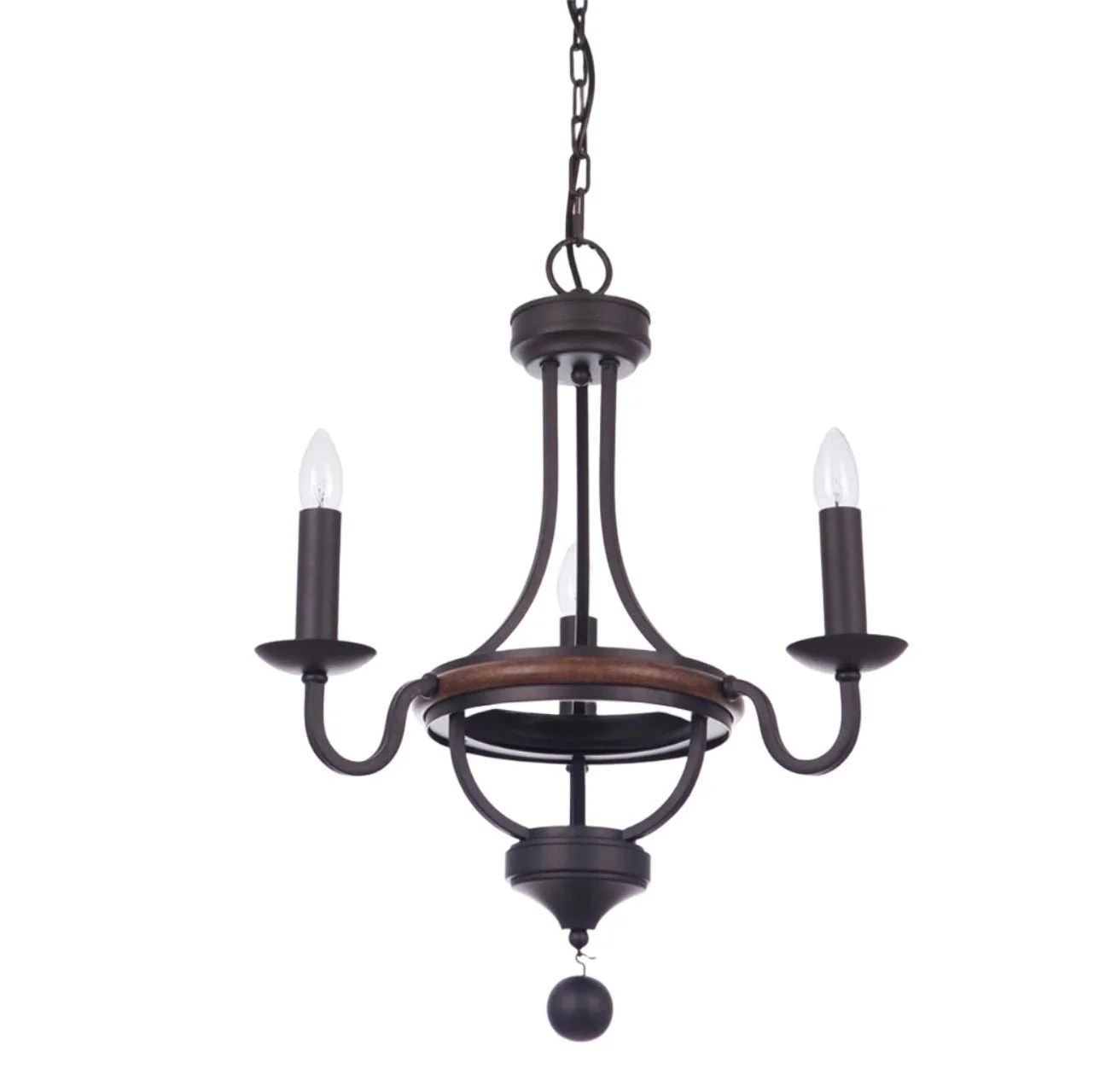 LAKEWOOD 3 or 5 or 8 Light Bronze Pendant Light