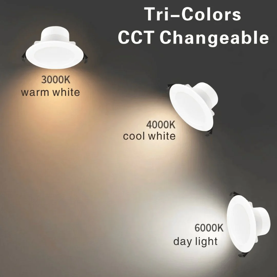 LC Samsung 10W Tri-Colour Select LED Downlight 90mm cut out - Image 3