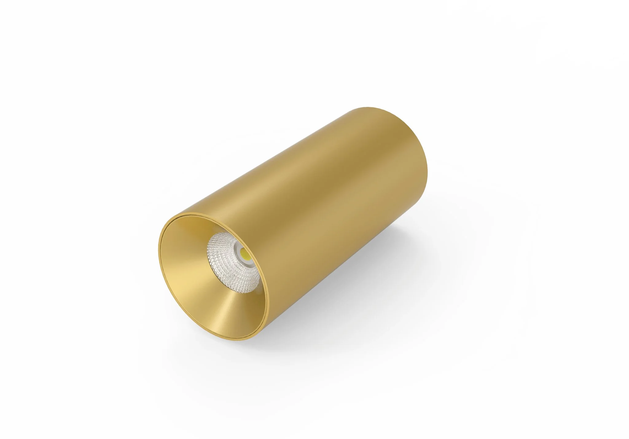 LC309 12W Surface Mounted Downlight CCT Brass 140mm - Image 3