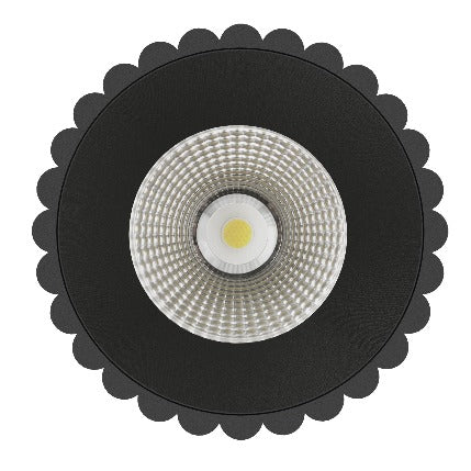 LC411 12W Ripple Pendant COB Downlight Tri Colour White, Black or Brass | Lighting Creations - Image 6