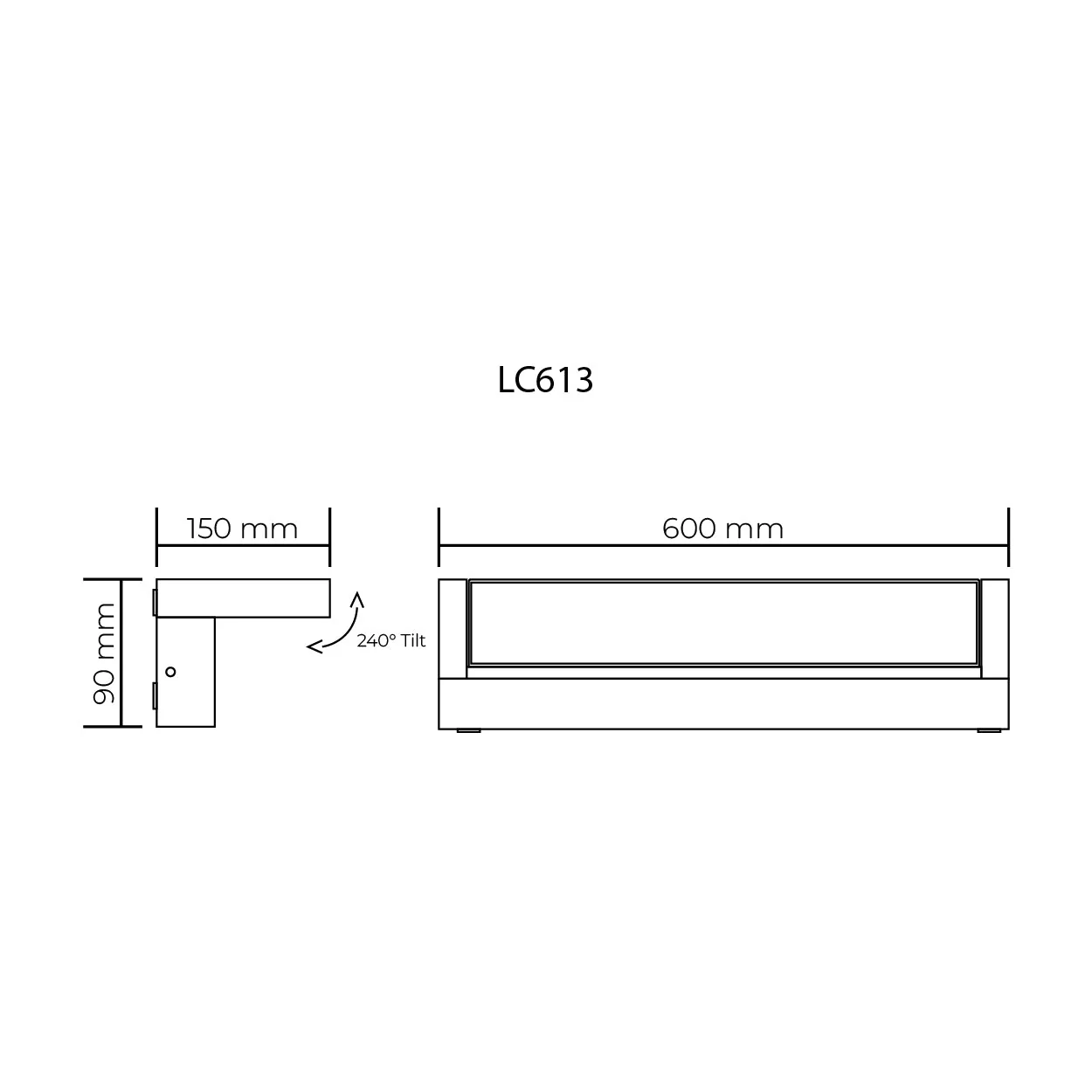 LC600 Adjustable LED Floodlight Series With or Without Sensor by Lighting Creations - Image 12