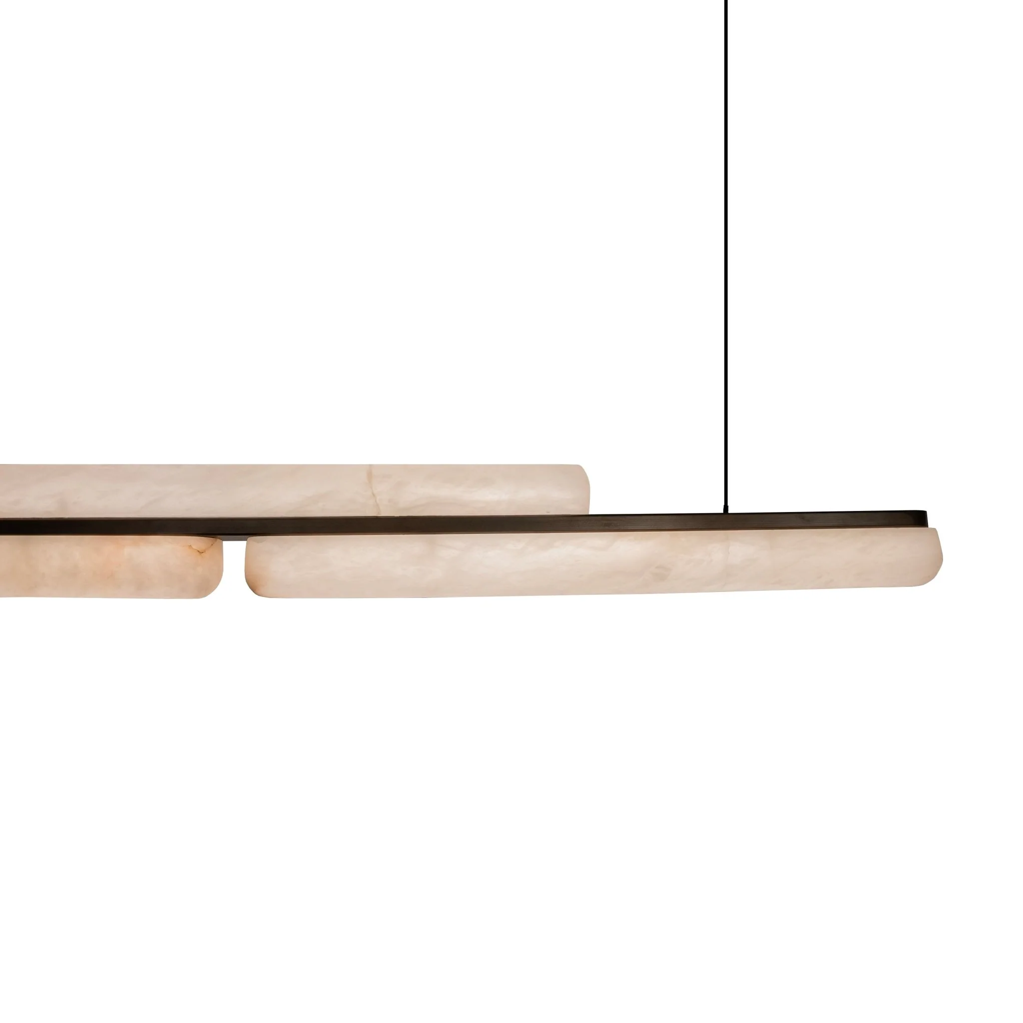 Lina Marble Pendant Light in Antique Brass or Brass | Lighting Creations - Image 11