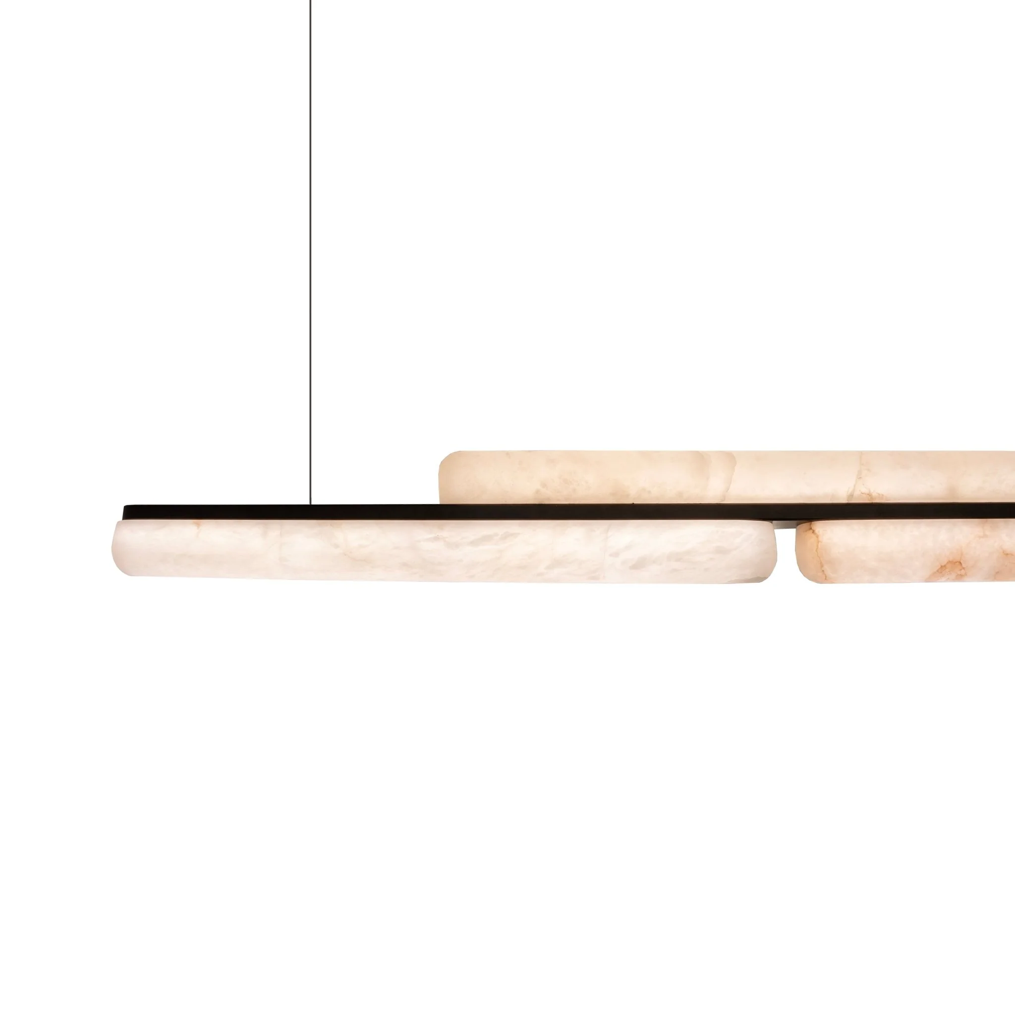 Lina Marble Pendant Light in Antique Brass or Brass | Lighting Creations - Image 12