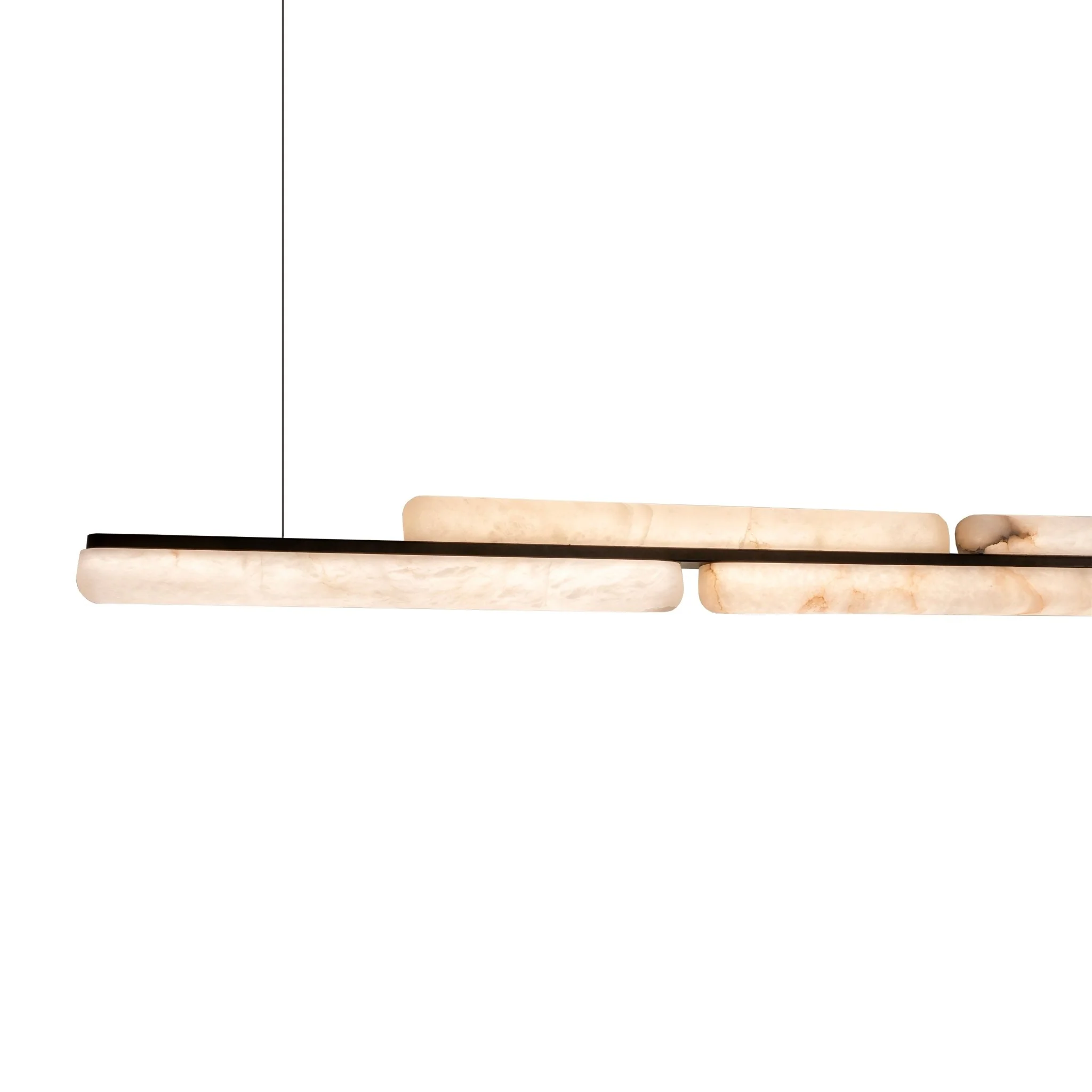 Lina Marble Pendant Light in Antique Brass or Brass | Lighting Creations - Image 14