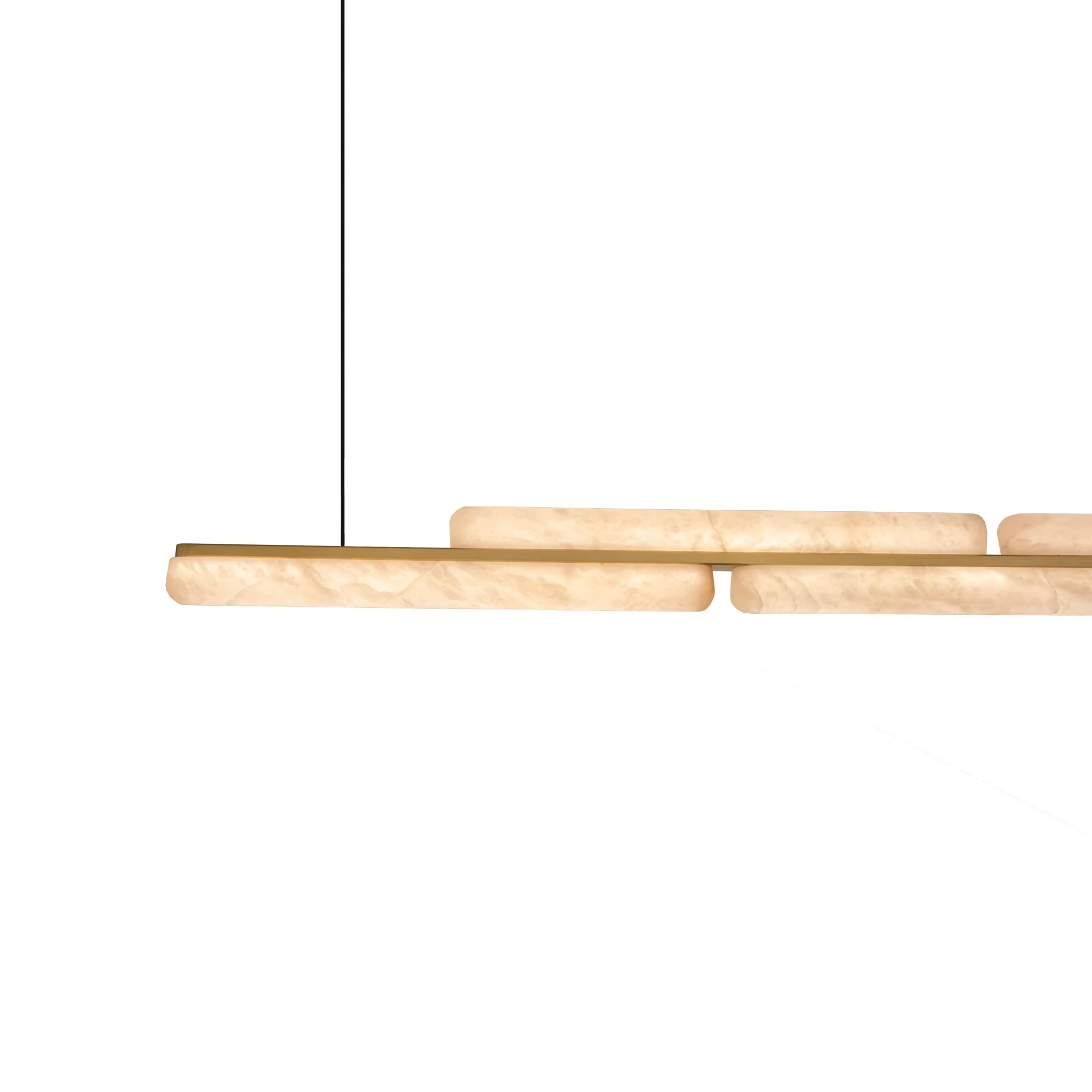 Lina Marble Pendant Light in Antique Brass or Brass | Lighting Creations - Image 16