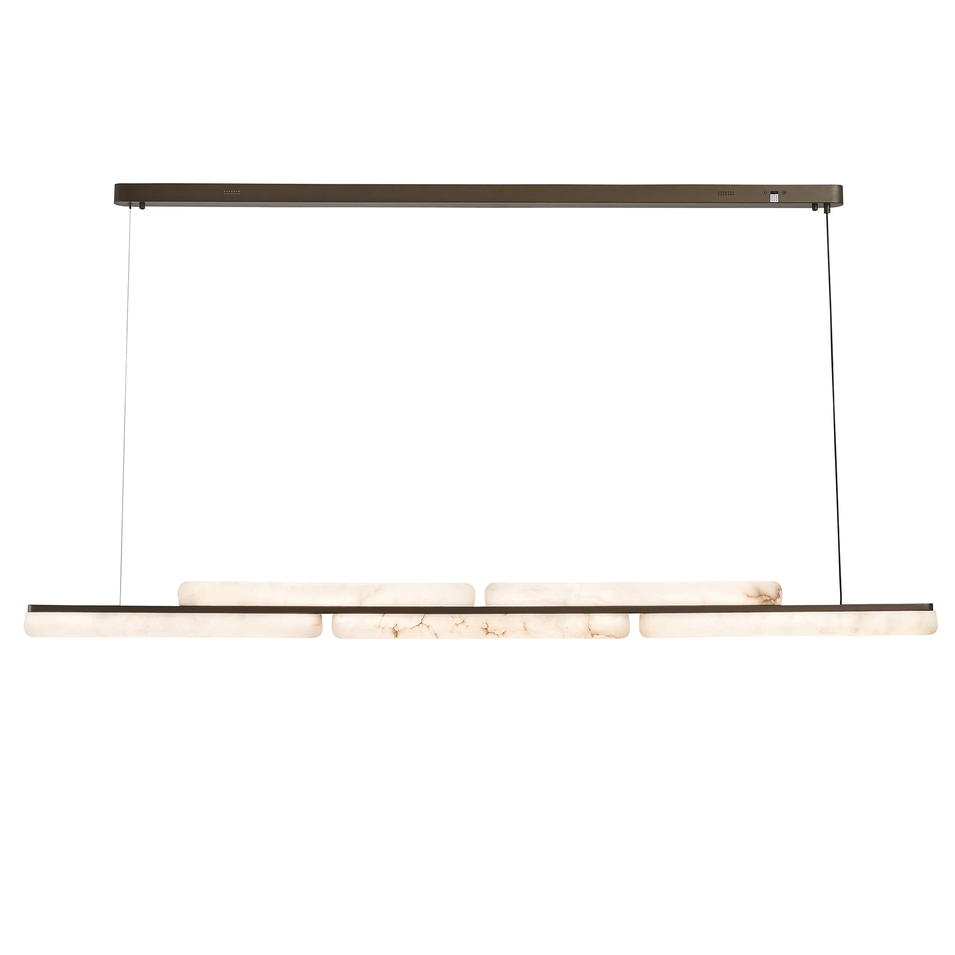 Lina Marble Pendant Light in Antique Brass or Brass | Lighting Creations - Image 3