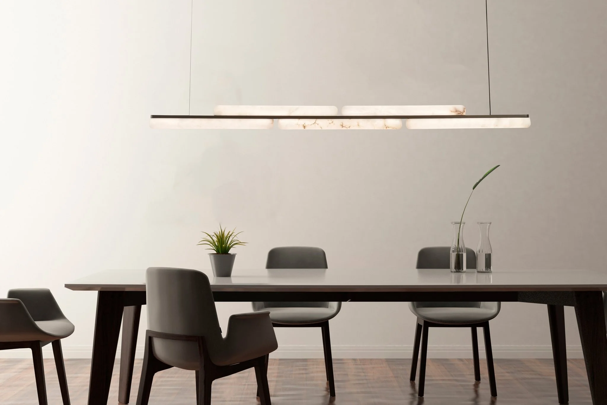 Lina Marble Pendant Light in Antique Brass or Brass | Lighting Creations - Image 8