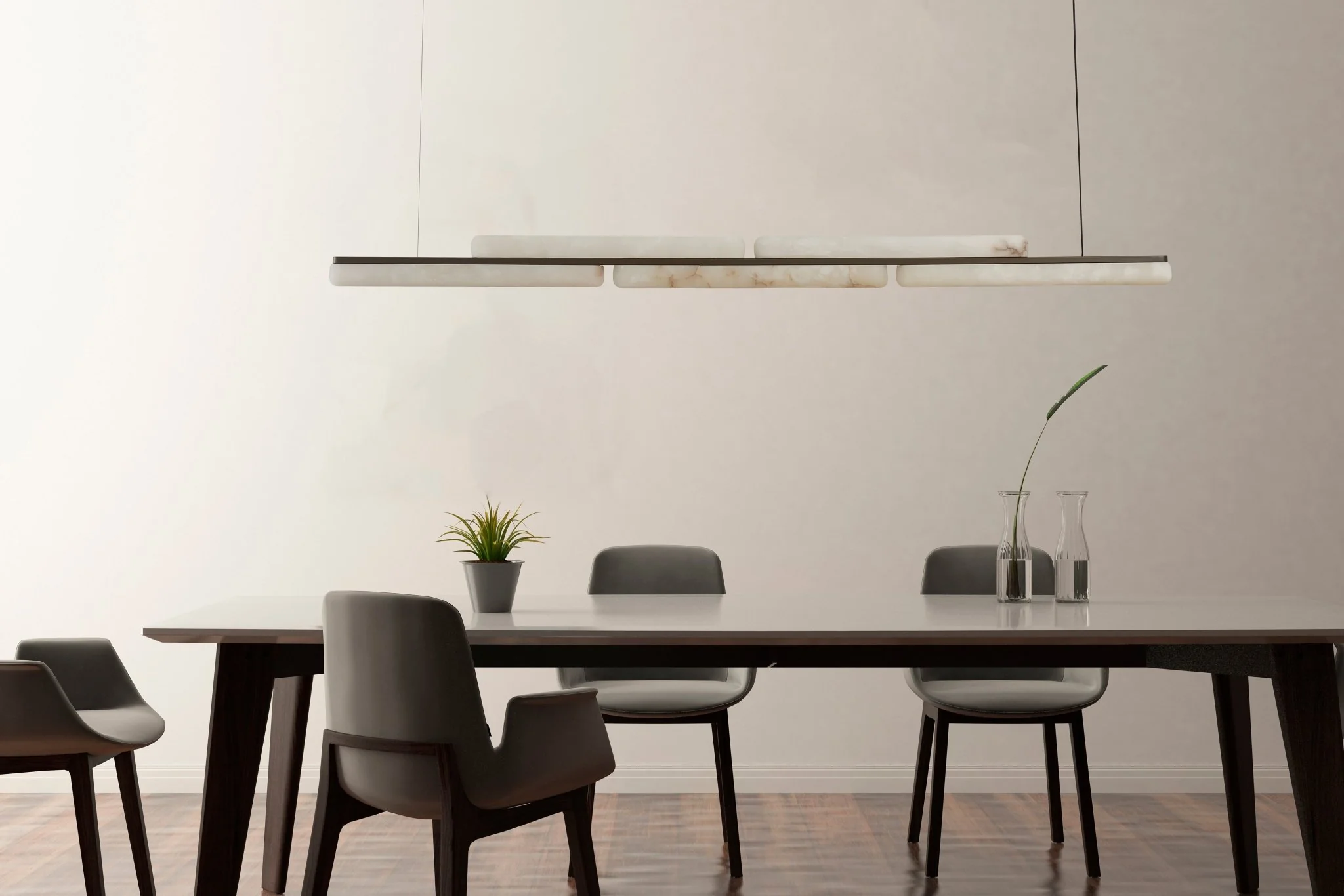 Lina Marble Pendant Light in Antique Brass or Brass | Lighting Creations - Image 9