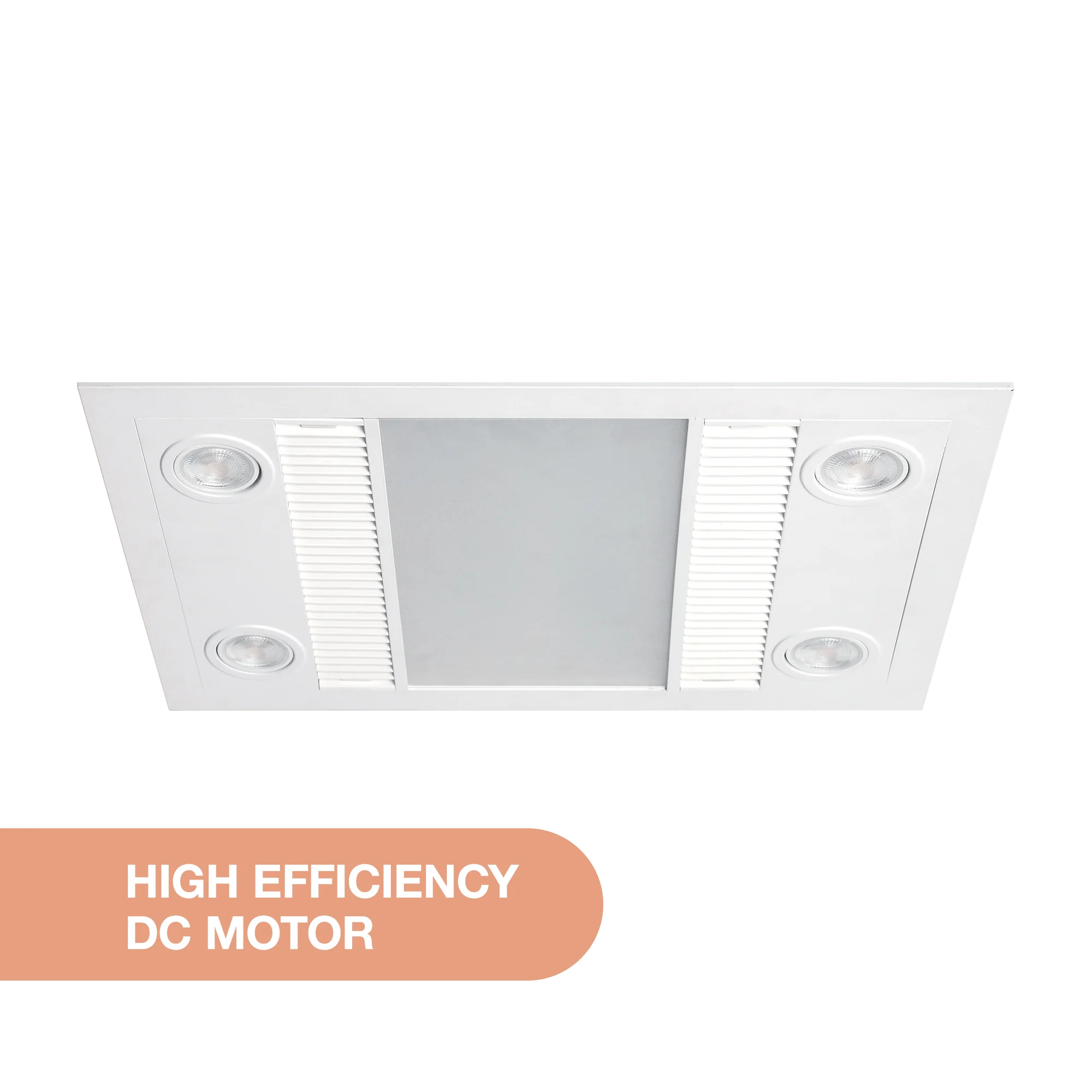 Linux DC – 3 in 1 Bathroom Heater and Exhaust Fan with Tricolour LED Light - Image 2