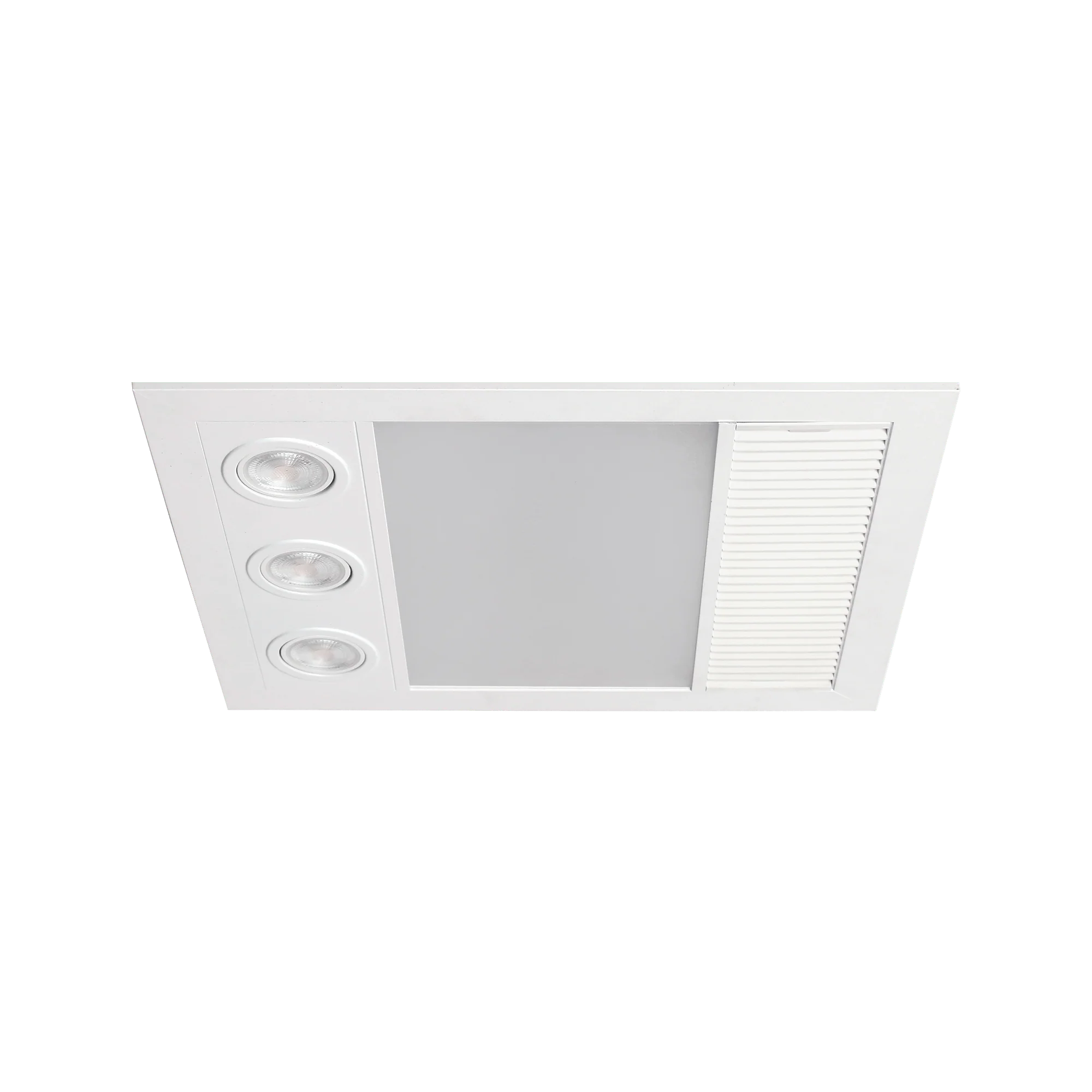 Linux Mini DC – 3 in 1 Bathroom Heater and Exhaust Fan with Tricolour LED Light