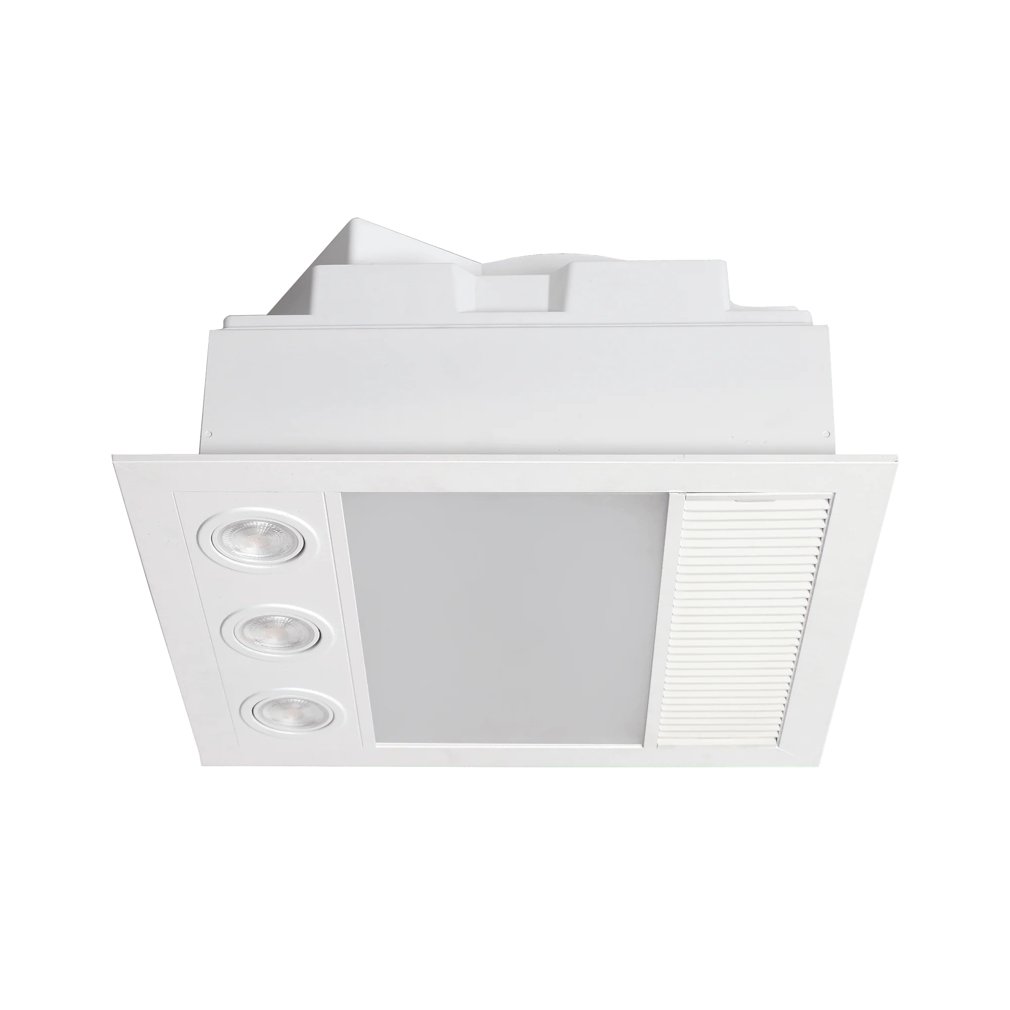 Linux Mini DC – 3 in 1 Bathroom Heater and Exhaust Fan with Tricolour LED Light - Image 3