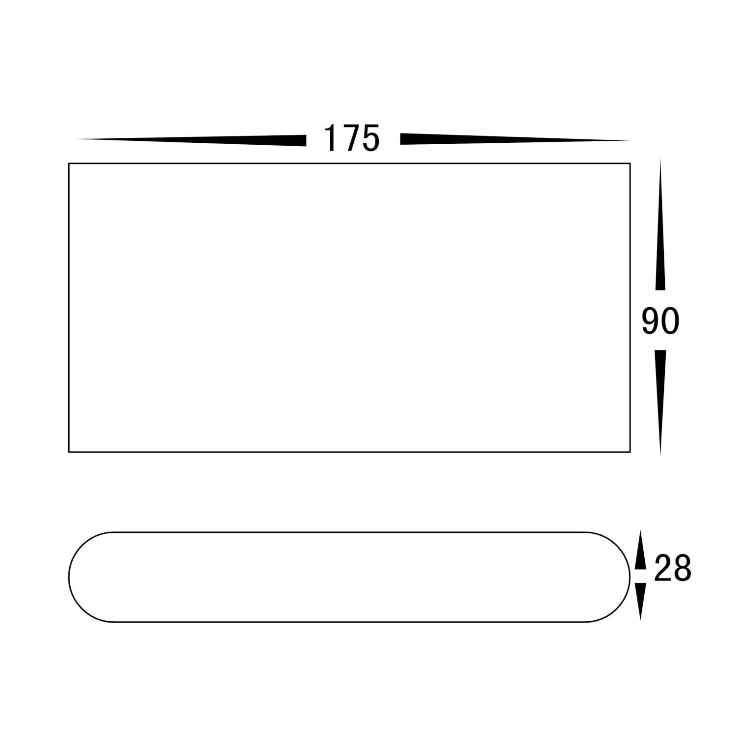Lisse Up/Down LED Wall Light 240v 2x5w Outdoor Havit Lighting - HV3644T - Image 9