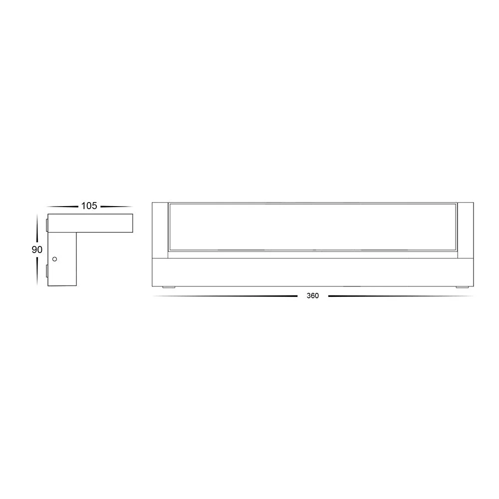 Havit Locu Aluminium Black Adjustable LED Floodlight 12w - 24w - 36w With or Without Sensor - Image 23