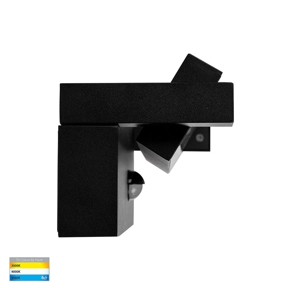 Havit Locu Aluminium Black Adjustable LED Floodlight 12w - 24w - 36w With or Without Sensor - Image 3